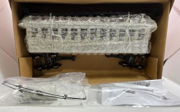 Bachmann 89491 G Scale Jackson Sharp Passenger Car Coach Kit with Lights