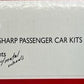 Bachmann 89491 G Scale Jackson Sharp Passenger Car Coach Kit with Lights