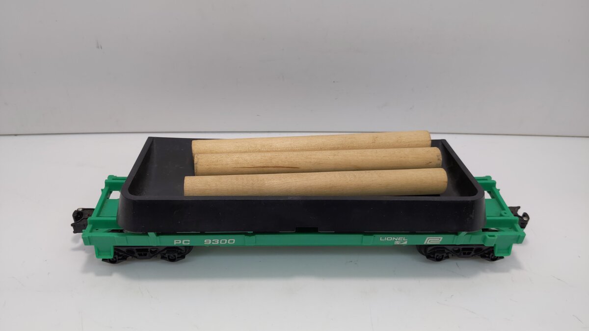 Lionel 6-9300 O Gauge Penn Central Operating Log Dump w/3 Logs