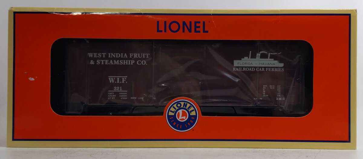Lionel 6-82623 O Gauge West India Fruit Steamship Company PS-1 Boxcar #321