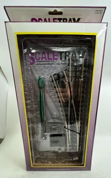MTH 45-1008 O54 ScaleTrax Nickel Silver Left Hand Remote Switch Turnout