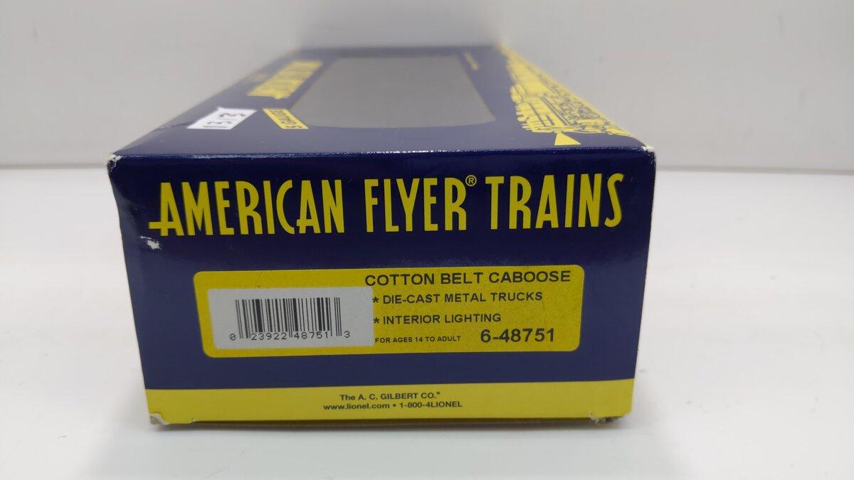 American Flyer 6-48751 S Gauge Cotton Belt Caboose