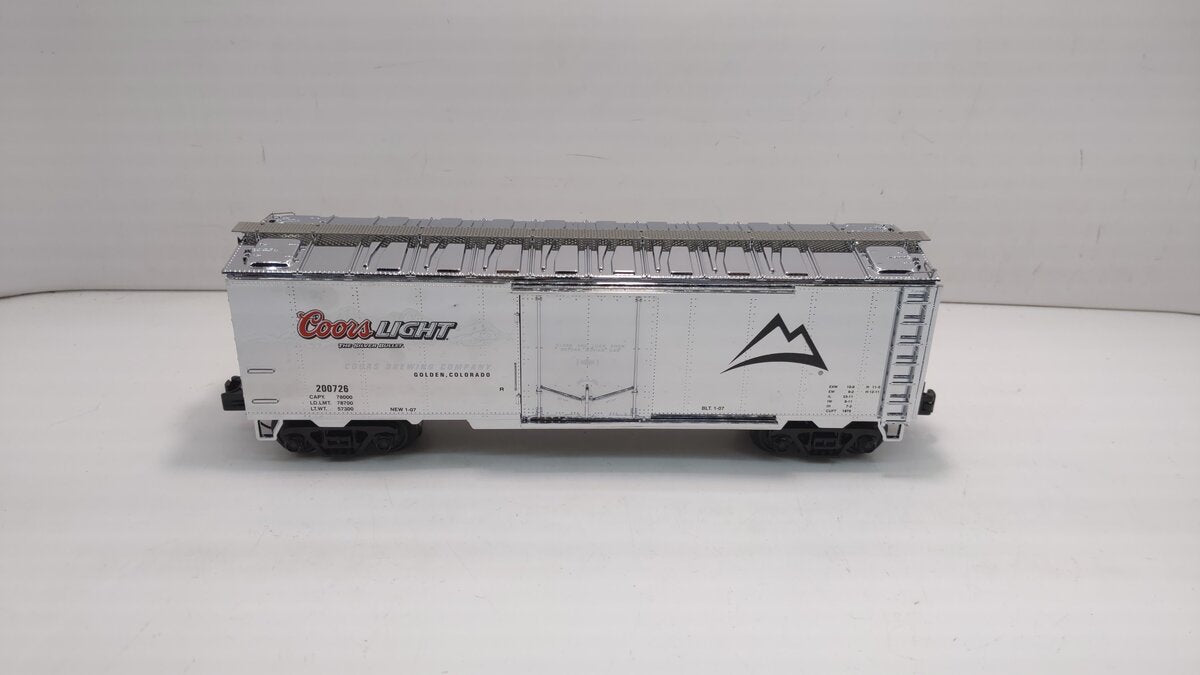 MTH 20-94124 O Coors Light Operating Refrigerator Car #200726
