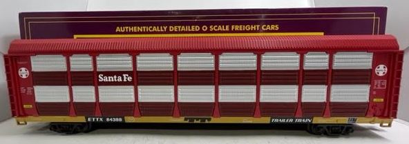 MTH 20-95246 Santa Fe Corrugated Auto Carrier #84388