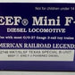 RMT 92748 O Gauge Texas Special BEEF F-3 B-Unit  Diesel Engine