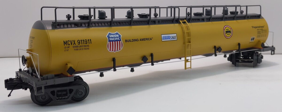 MTH 20-96725 O Union Pacific 20,000-Gallon 4-Compartment Tank Car #911911