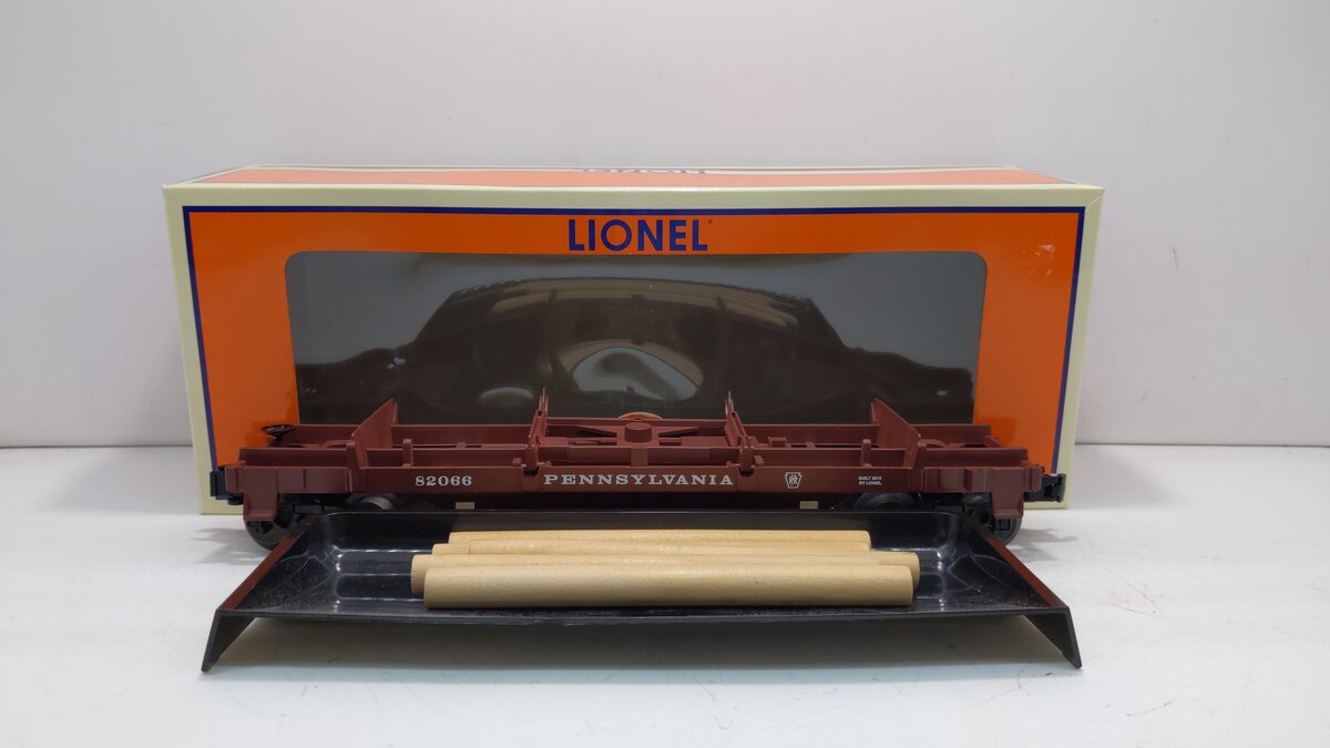 Lionel 6-82066 O Gauge Pennsylvania Log Dump Car
