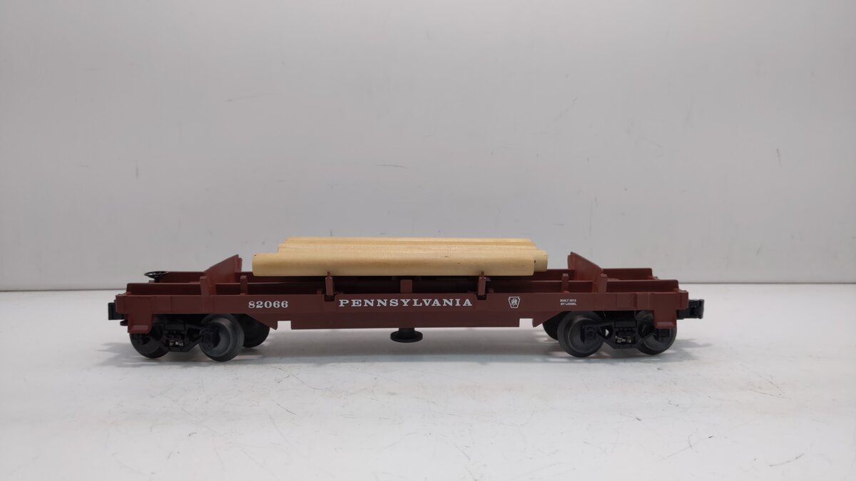 Lionel 6-82066 O Gauge Pennsylvania Log Dump Car