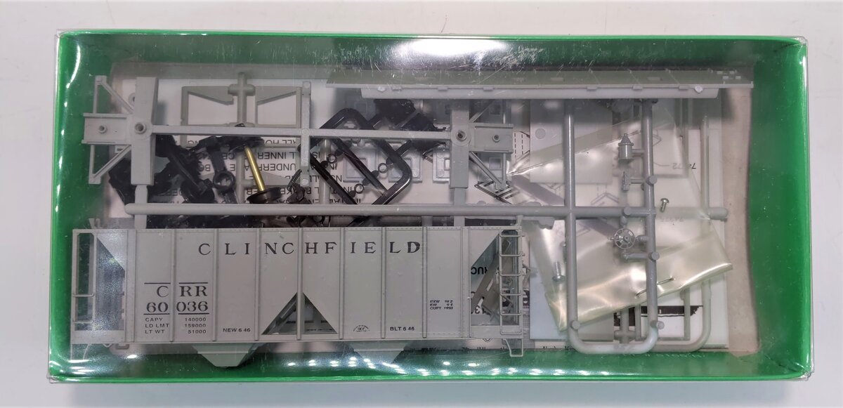 Bowser 55662 HO Clinchfield ACF 70-Ton 2 Bay Hopper Kit