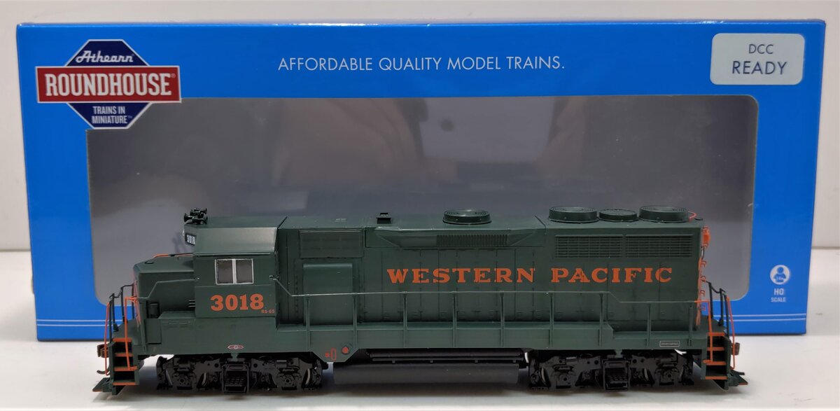 Roundhouse RND23299 HO Scale Western Pacific GP35 Diesel Locomotive #3018