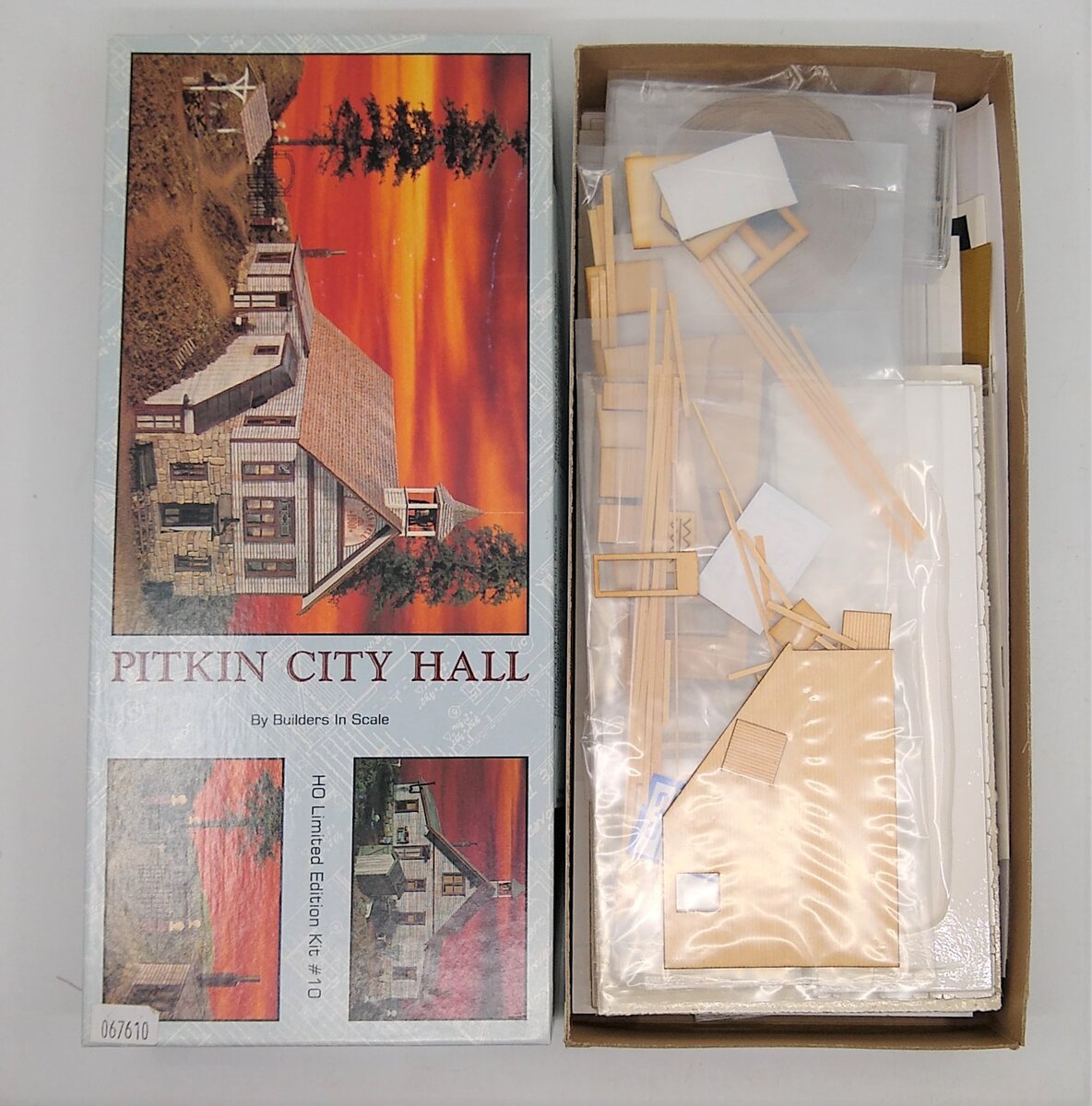 Builders-in-Scale #10 HO Scale Pitkin City Hall Kit