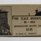 Fine Scale Miniatures 25 HO And HOn3 Branchline Wather Tower Kit