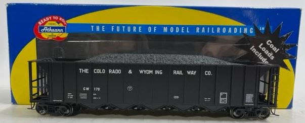 Athearn 94627 HO Scale Colorado & Wyoming Ortner 5-Bay Rapid Discharge Hopper