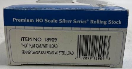 Bachmann 18909 HO Scale Pennsylvania 50' Flatcar #469547 with Steel Load