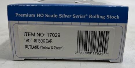 Bachmann 17029 HO Scale Rutland 40' Boxcar #105