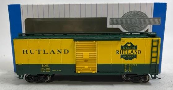 Bachmann 17029 HO Scale Rutland 40' Boxcar #105