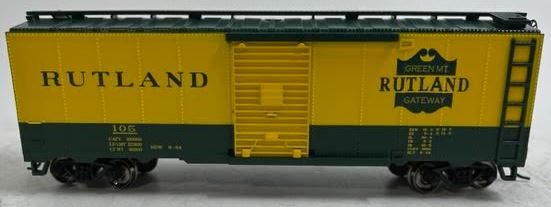 Bachmann 17029 HO Scale Rutland 40' Boxcar #105