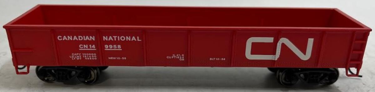 Bachmann 17213 HO Scale Canadian National 40' Gondola