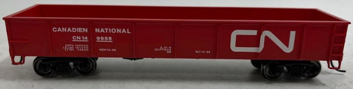 Bachmann 17213 HO Scale Canadian National 40' Gondola
