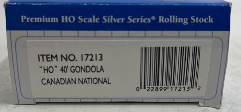 Bachmann 17213 HO Scale Canadian National 40' Gondola