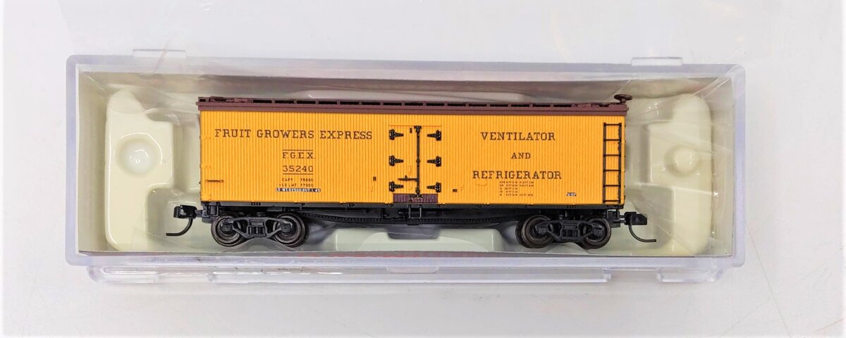 Atlas 50002686 N Fruit Growers Express 40' Wood Reefer Car #35240