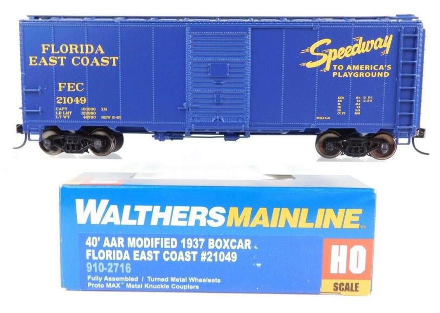 Walthers 910-2716 HO Florida East Coast 40' AAR Modified 1937 Boxcar #21049
