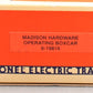 Lionel 6-19816 O Gauge Madison Hardware Operating Boxcar #190991