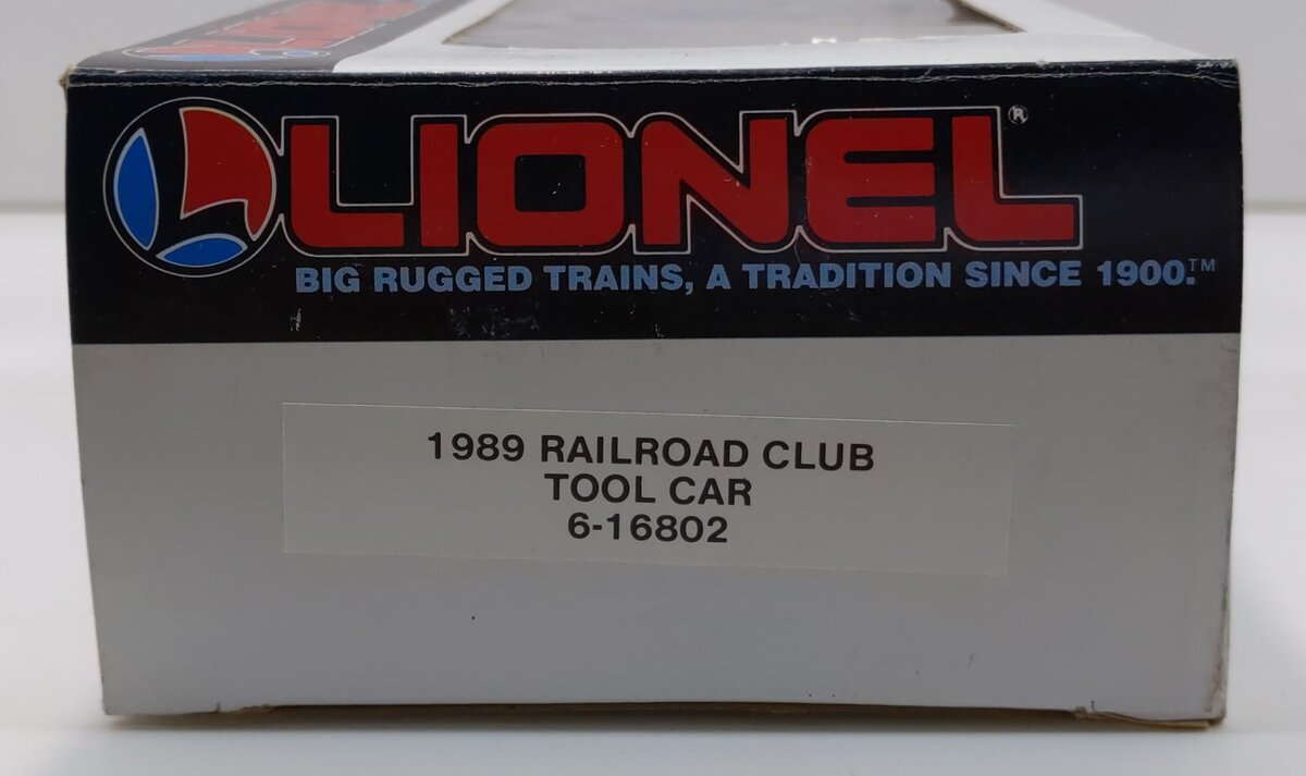 Lionel 6-16802 O Gauge Lionel Railroader Club Tool Car