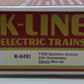 K-Line K6491 O Gauge TTOS Southern Division 25th Anniversary Boxcar
