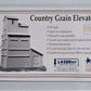 American Model Builders 110 HO Country Grain Elevator Laser Art Kit