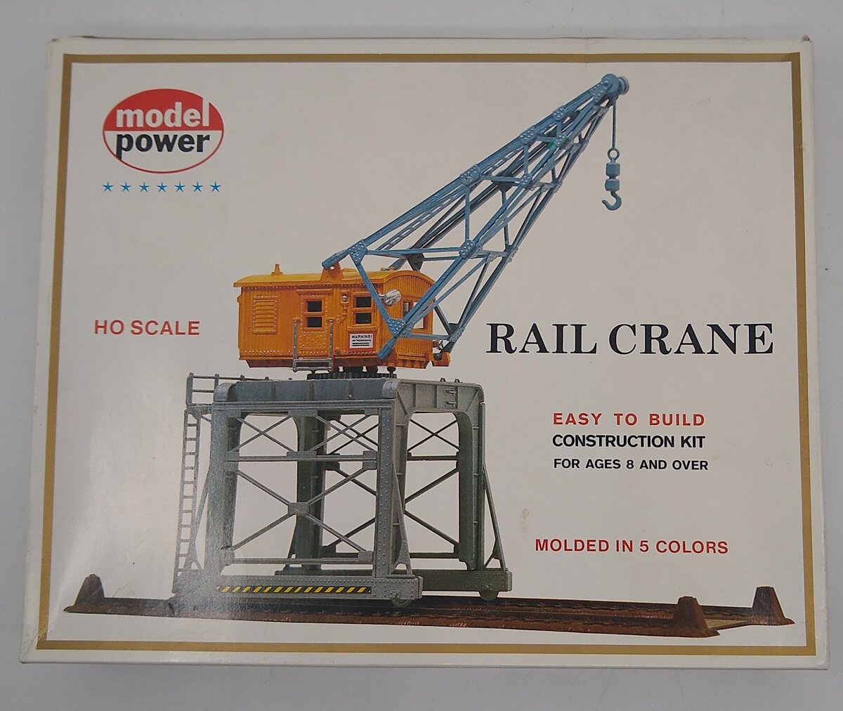 Model Power 424 HO Scale Rail Crane Building Kit