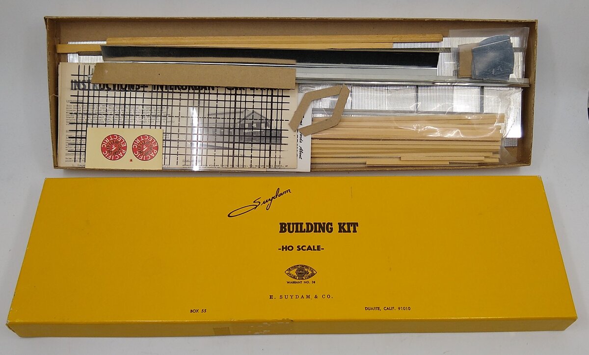 Suydam 20 HO 3 Track Interurban Car Barn Model Kit (Corrugated Metal)