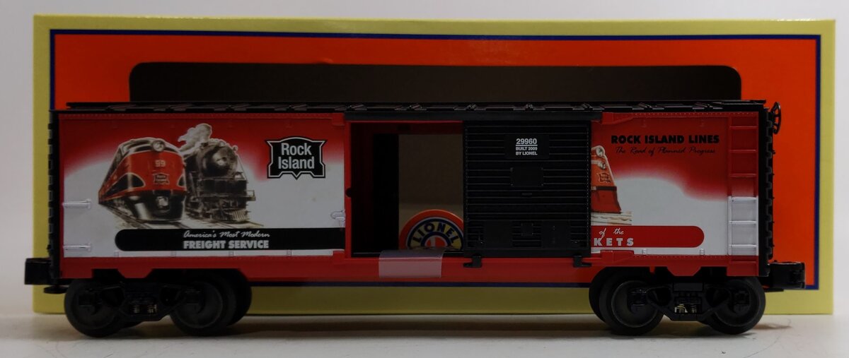 Lionel 6-29960 O Gauge Rock Island Railroad Art Boxcar #5