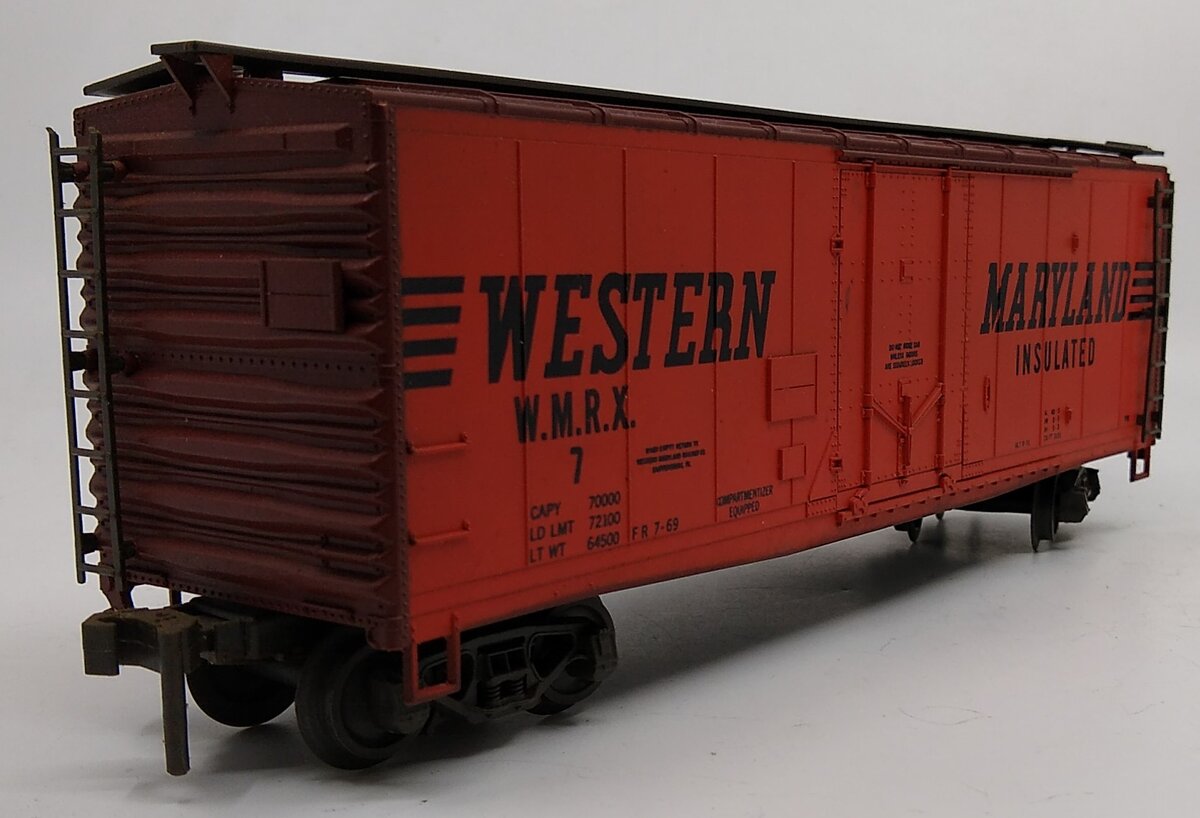 Atlas 20006137 O Scale Western Maryland Insulated Boxcar WMRX #7