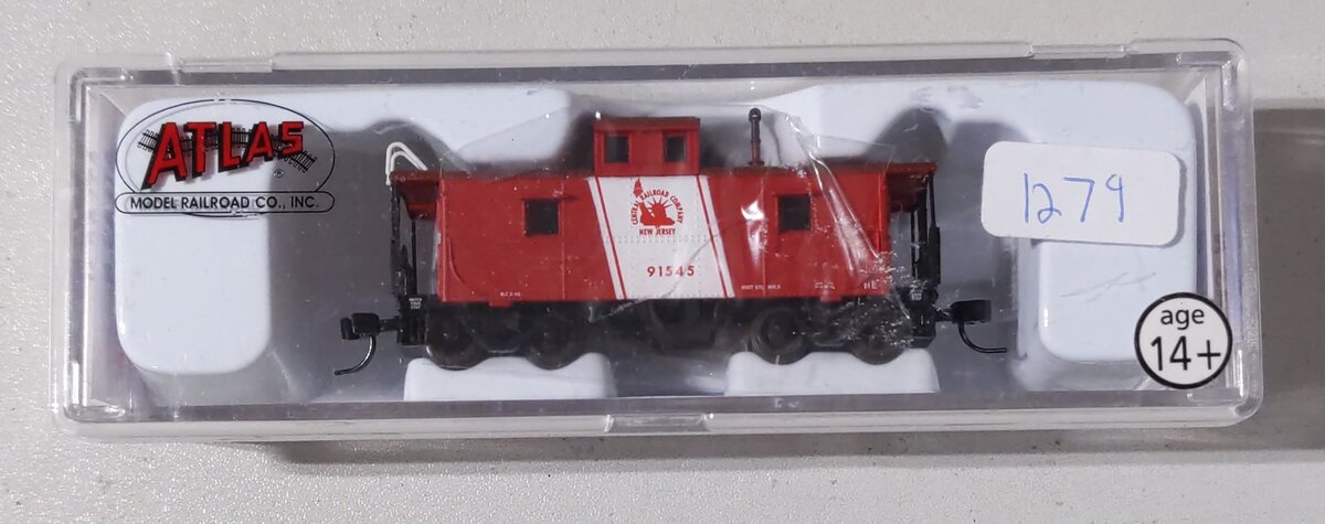 Atlas 39822 N Scale CNJ C&O-Type Caboose #91545