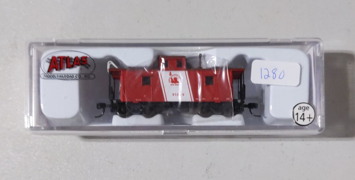 Atlas 39821 N Scale Jersey Central C&O Cupola Caboose #91539