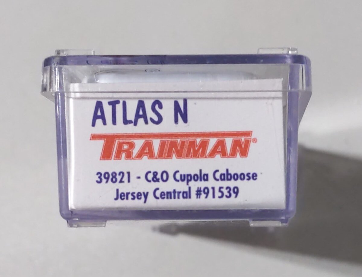 Atlas 39821 N Scale Jersey Central C&O Cupola Caboose #91539