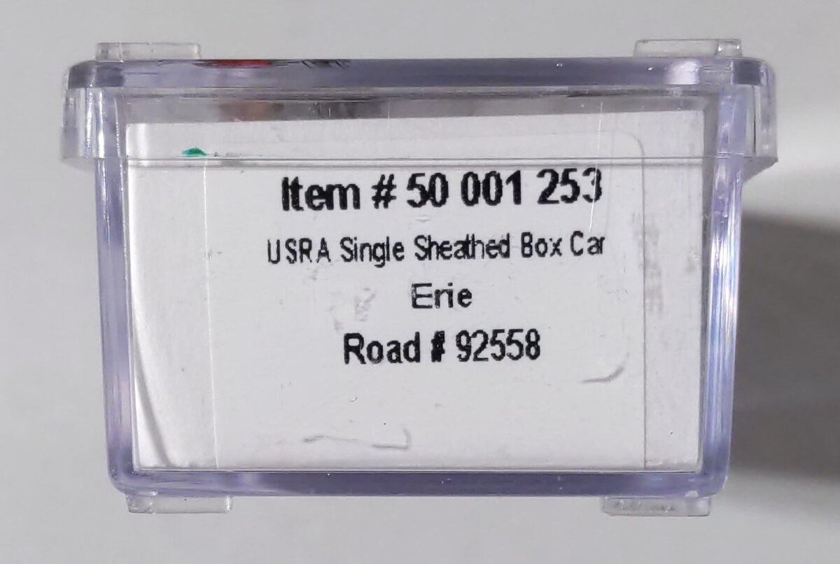 Atlas 50001253 N Scale Erie USRA Single Sheathed Boxcar #92558