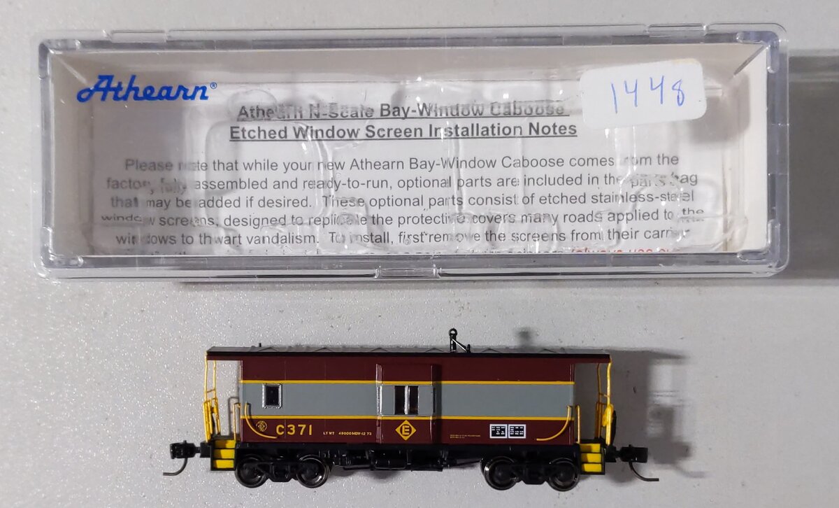 Athearn 23260 N Erie Lackawanna Bay Window Caboose #C-371