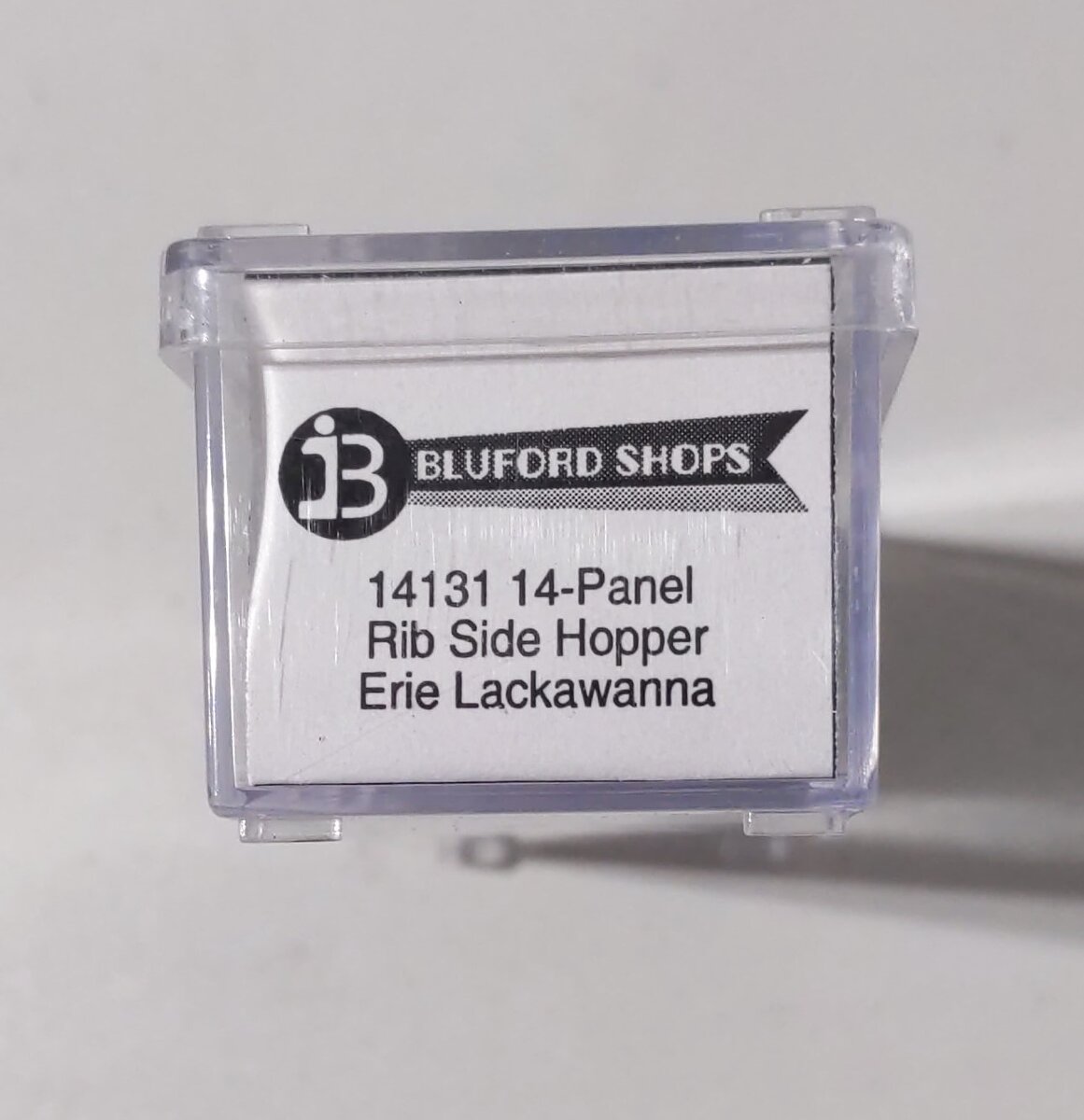 Bluford Shops 14131 N Scale Erie Lackawanna 14-Panel Rib Side Hopper #32370