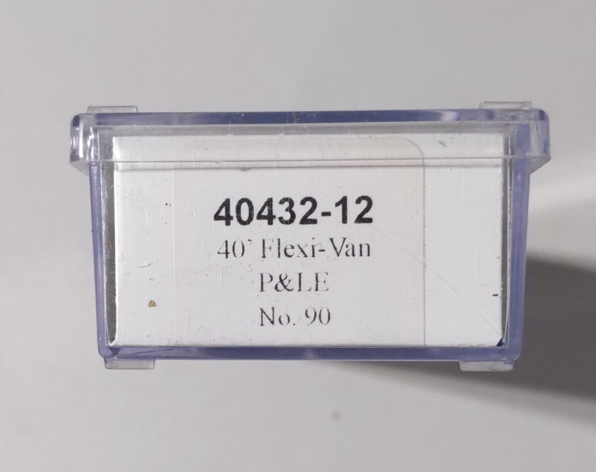Trainworx Inc. 40432-12 N Scale P&LE 40' Flexi-Van #90