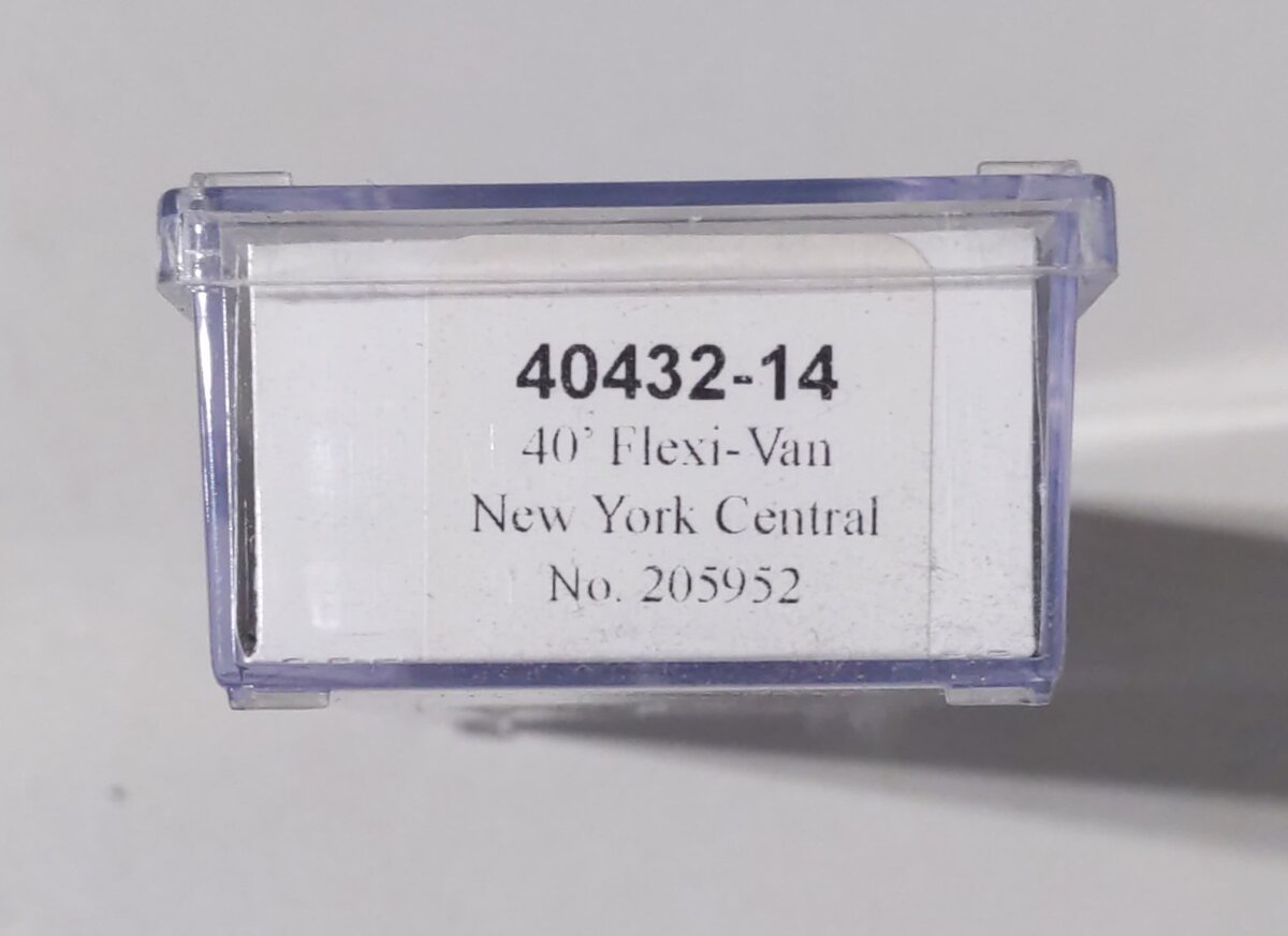 Trainworx Inc. 40432-14 N Scale New York Central 40' Flexi-Van #205952