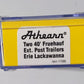 Athearn 17095 N Erie Lackawanna 40' Exterior Post Trailers Set of 2 (Set of 2)