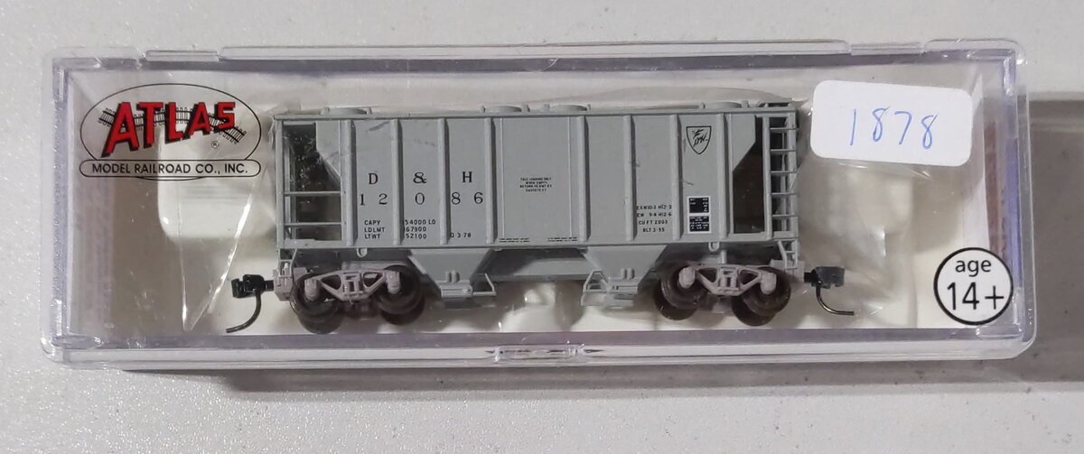 Atlas 31944 N Scale D&H PS2 2-Bay Hopper #12086