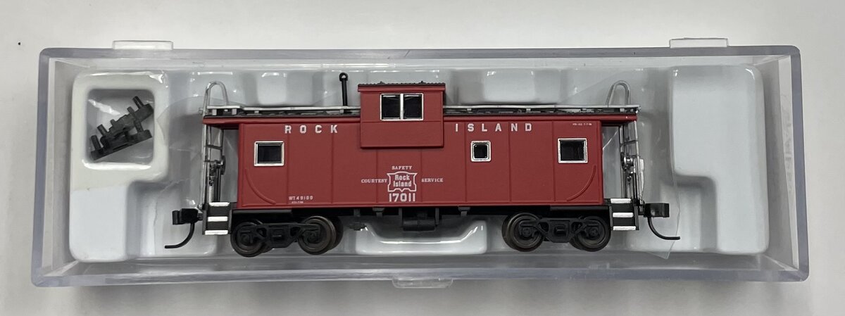 Atlas 50000303 N Scale RI Ext. Vision Caboose #17011