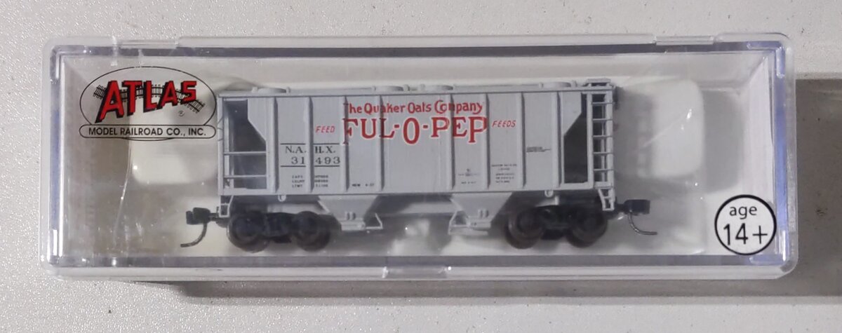 Atlas 31960 N Scale Ful-O-Pep PS2 Covered Hopper