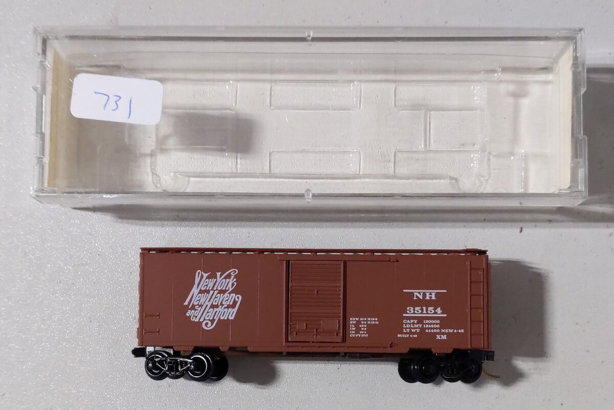 Brooklyn Locomotive Works BLW-24 N New Haven 40' Standard Boxcar #35154