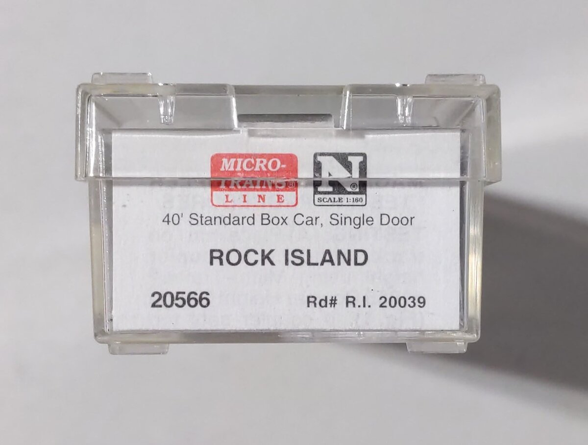 Micro-Trains 02000566 N Rock Island 40' Standard Single Door Boxcar #20039