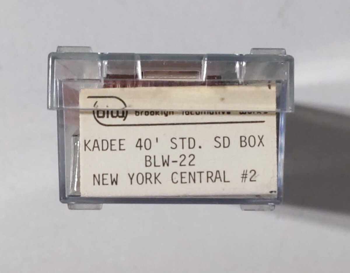 Brooklyn Locomotive Works BLW-22 N NYC 40' Standard Single Door Boxcar #180195