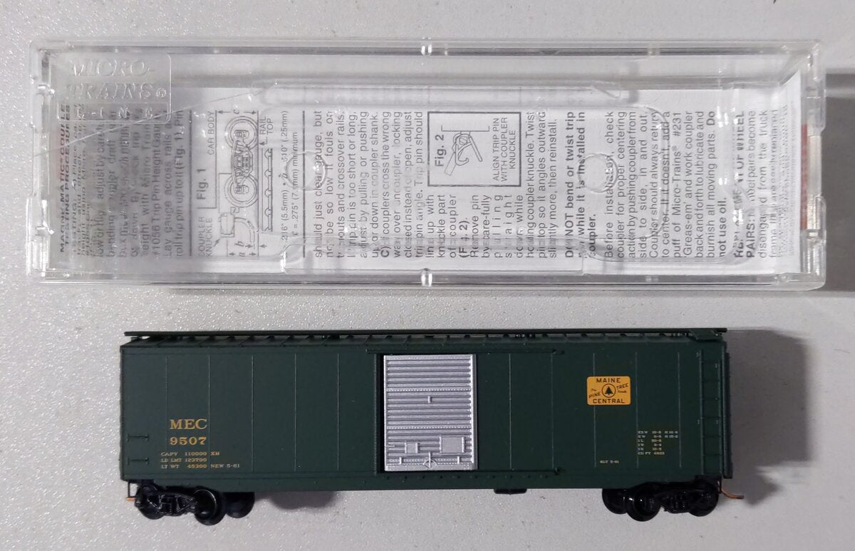 Micro-Trains 03100330 N Maine Central Railroad 50'''' Sliding Door Boxcar #9507